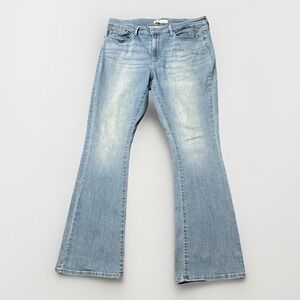 Levi's Signature Jeans Women's 37x31 Mid Rise Bootcut Blue Denim Light Wash
